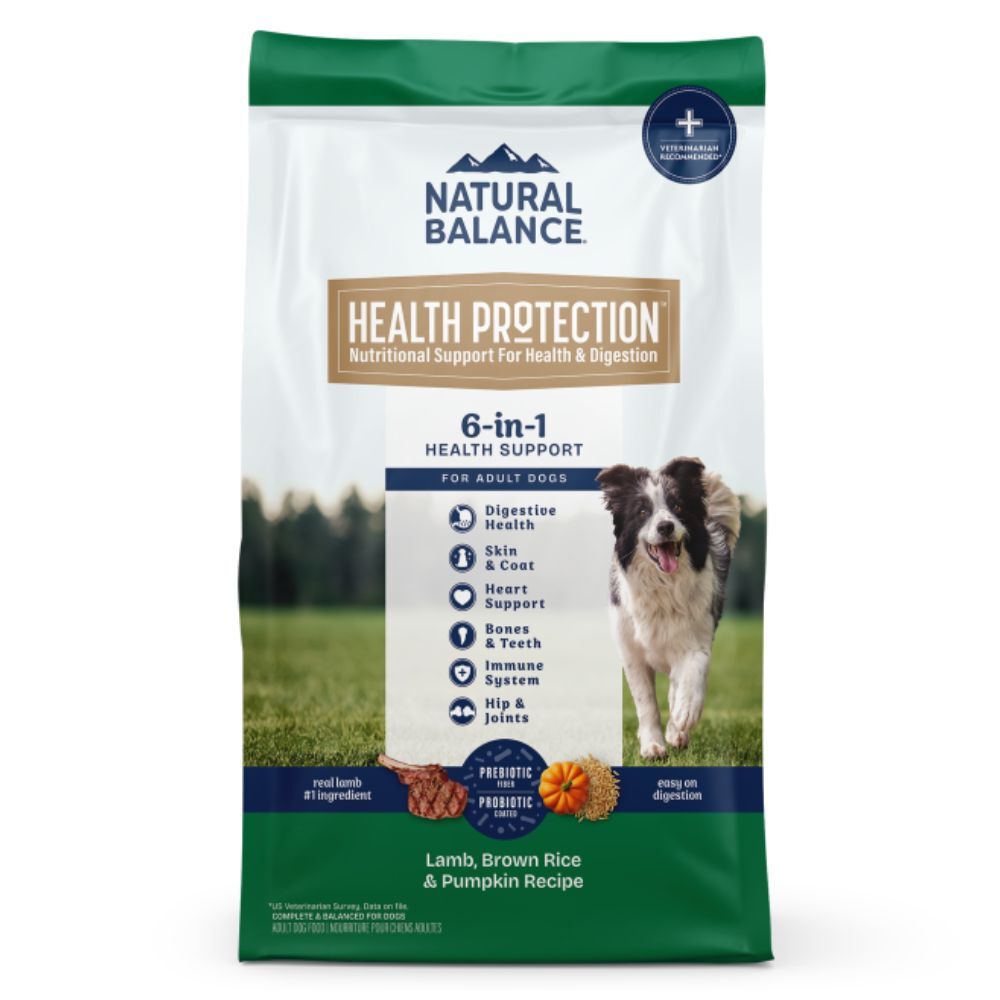 Natural Balance Health Protection 6合1全面健康體態維護系列 - 羊肉糙米及南瓜成犬糧