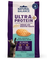Natural Balance Ultra Protein Plus 超‧頂級系列貓糧 – 無穀物雞肉成貓糧(免疫和消化健康)