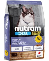 Nutram紐頓 I17 Ideal Solution Support 功能性改善系列 雞肉+三文魚室內控制掉毛全貓糧