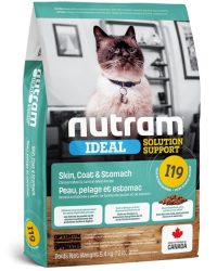 Nutram紐頓 I19 Ideal Solution Support 功能性改善系列 雞肉+三文魚抗皮膚、腸胃敏感全貓糧