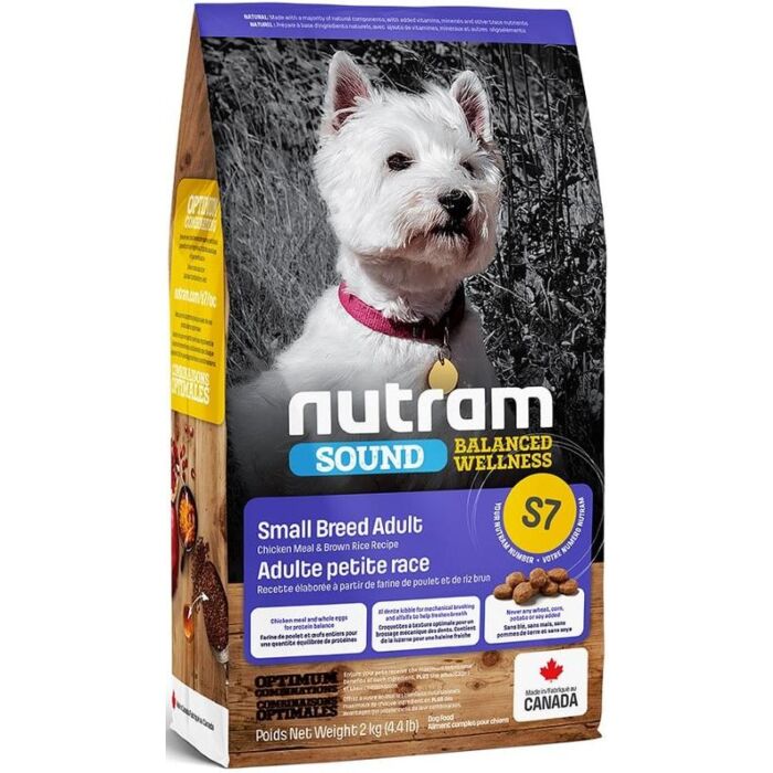 Nutram紐頓 S7 Sound Balanced Wellness 均衡健康系列 雞肉小型成犬糧