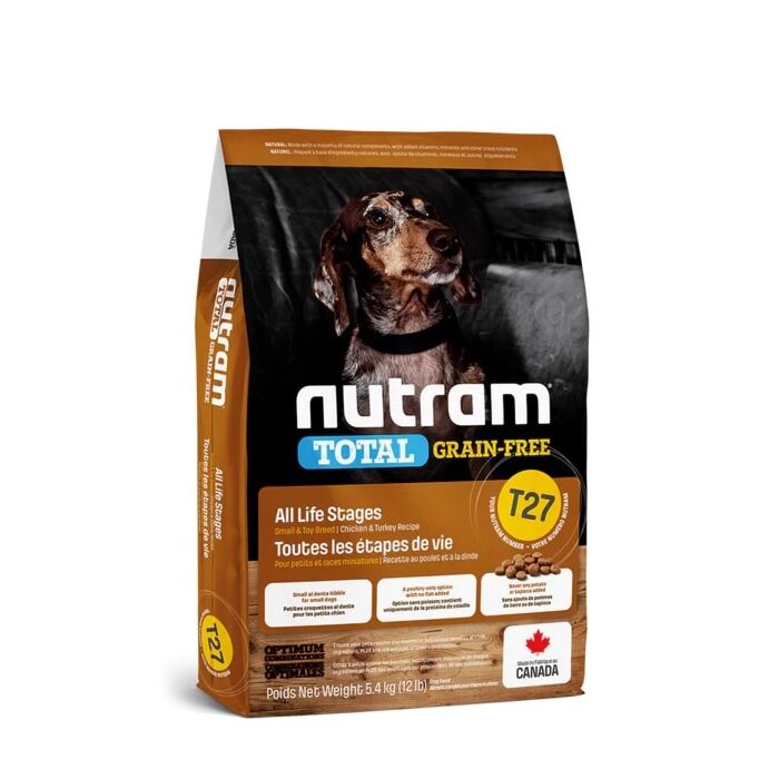 Nutram紐頓 T27 Total Grain-Free 無穀無薯系列 雞+火雞全犬糧(細粒)
