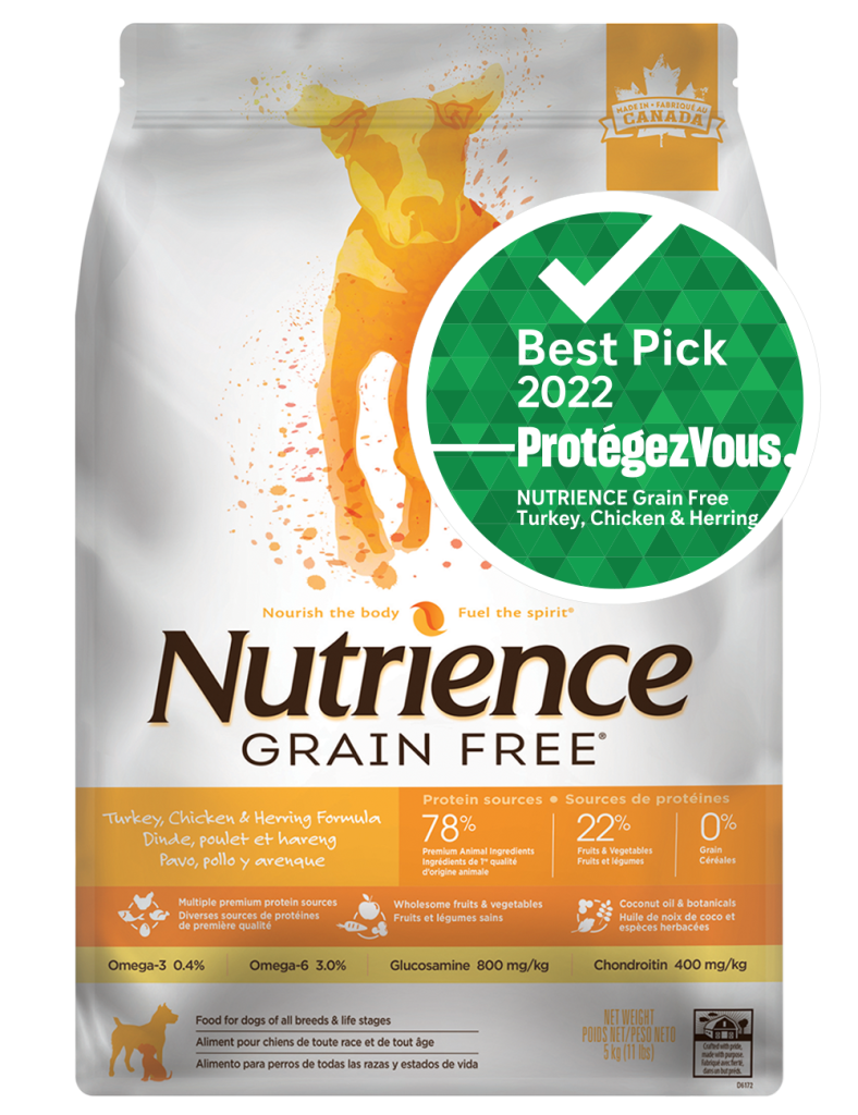 Nutrience Grain Free 無穀物系列 火雞+雞+鯡魚全犬糧