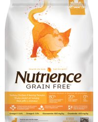 Nutrience Grain Free 無穀物系列 火雞+雞+鯡魚全貓糧 2.5kg/5.5lbs