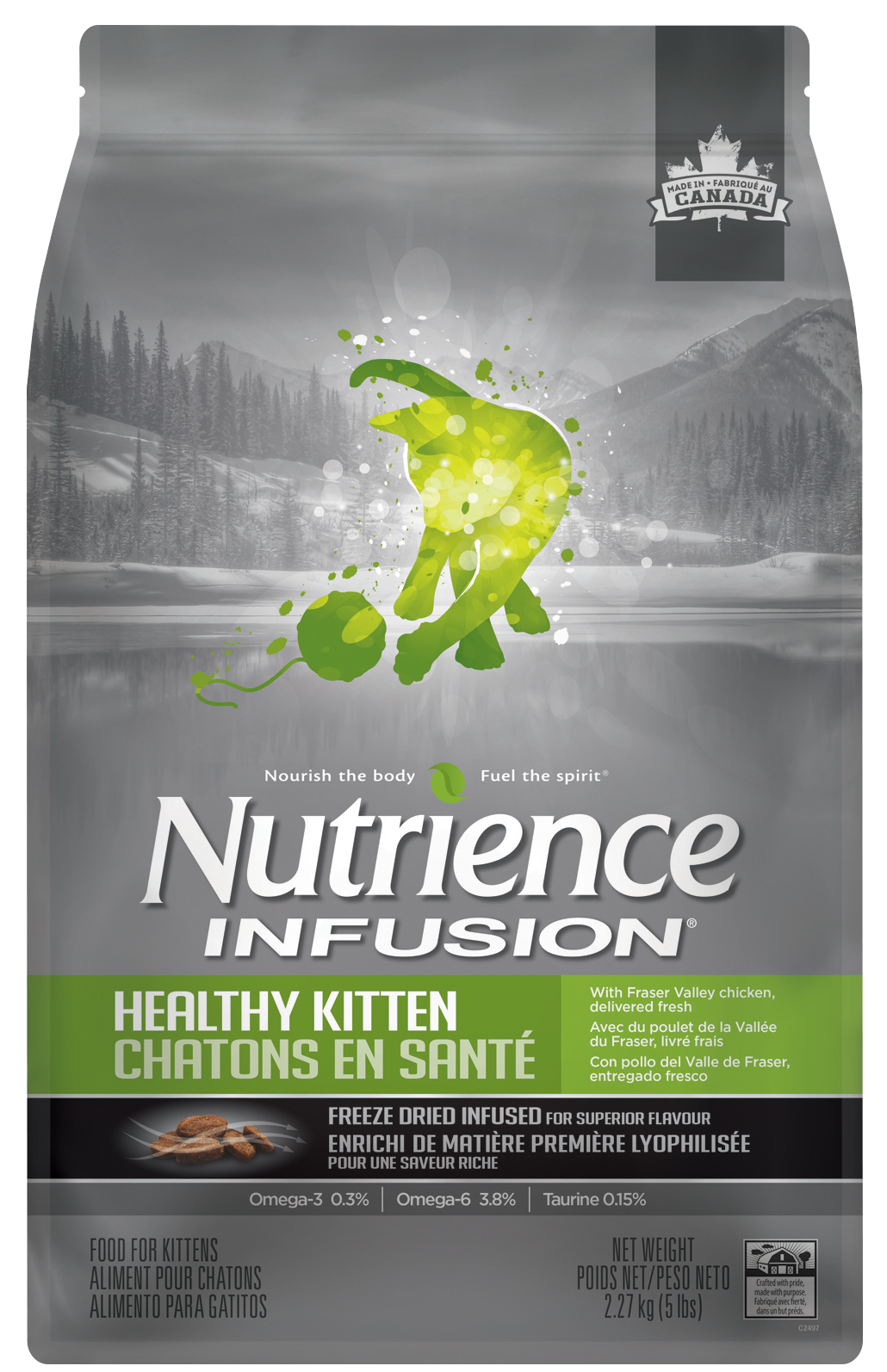 Nutrience Infusion 凍乾外層系列 鮮雞肉幼貓糧 2.27kg5lbs