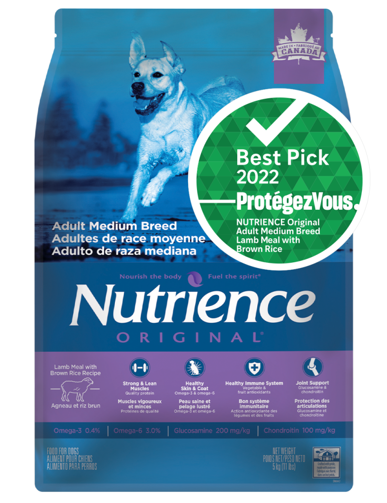 Nutrience Original 經典系列 羊肉+糙米成犬配方狗糧 11.5kg/25lbs
