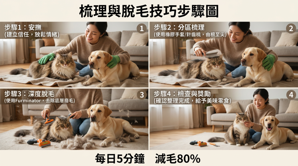 梳理與脫毛技巧