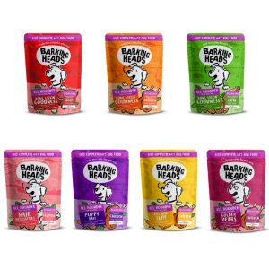 (原箱優惠10包) Barking Heads 全配方狗用主食濕糧系列 無穀物狗濕包 300g x10 (可選味道)