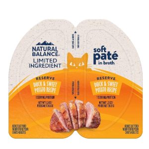 (原箱優惠10杯)Natural Balance L.I.D. 單一蛋白無穀物貓主食濕糧 – 鴨肉配方滋味杯 2.6oz x10