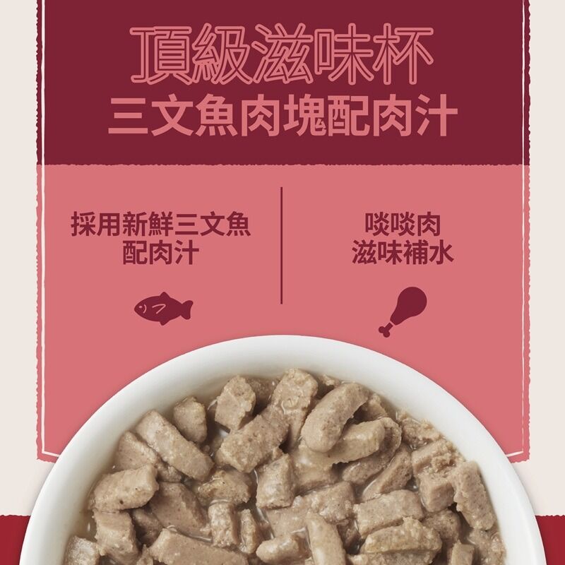 (原箱優惠10杯)Natural Balance Ultra Protein 頂級貓主食濕糧 - 三文魚肉塊配肉汁滋味杯 2.7oz x101