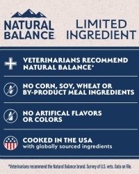 (原箱優惠24罐)Natural Balance L.I.D. 單一蛋白無穀物貓主食罐 – 雞肉配方肉醬罐 3oz x24