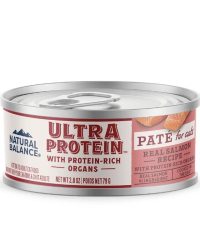 (原箱優惠24罐)Natural Balance Ultra Protein 頂級肉醬貓主食罐 – 無穀物三文魚肉醬 2.8oz x24