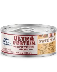 (原箱優惠24罐)Natural Balance Ultra Protein 頂級肉醬貓主食罐 – 無穀物鴨肉肉醬 2.8oz x24