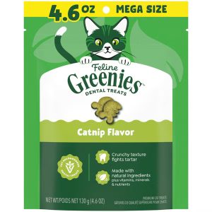 (新舊包裝隨機發貨)Greenies Feline 貓潔齒小食 – 貓草味 (可選份量)