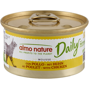 (Almo Nature滿$100即單減$10)Almo Nature Daily Complete Mousse 慕絲主食成貓罐頭 – Chicken 雞肉 85g