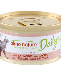 (Almo Nature滿$100即單減$10)Almo Nature Daily Complete Mousse 慕絲主食成貓罐頭 – Salmon 三文魚 85g