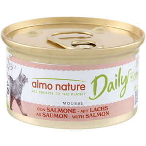 (Almo Nature滿$100即單減$10)Almo Nature Daily Complete Mousse 慕絲主食成貓罐頭 – Salmon 三文魚 85g