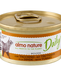 (Almo Nature滿$100即單減$10)Almo Nature Daily Complete Mousse 慕絲主食成貓罐頭 – Turkey 火雞 85g
