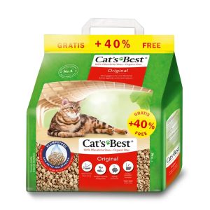 Cat’s Best Original 黏結吸臭木貓砂 3kg/5+2L