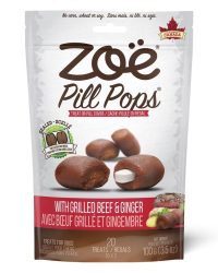 Zoe PillPops 烤牛肉配生薑 餵藥狗小食 100g