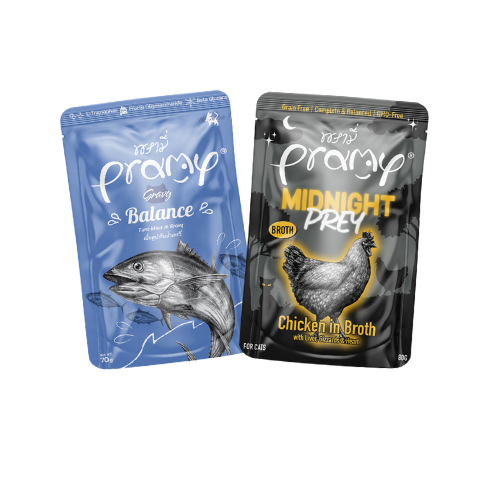 (7月限時優惠)滿$700送 Pramy 貓濕包 70g (款式隨機) 送1包! (原價:$10) (此優惠可與其他會員優惠同時使用)