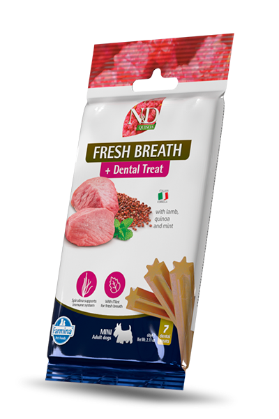 N&D Dental Treat - Fresh Breath Lamb mini 清新口腔 羊肉 迷你裝 60g