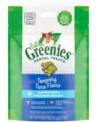 Greenies Cat Dental Treats Tuna Flavour (60g/2.1oz)