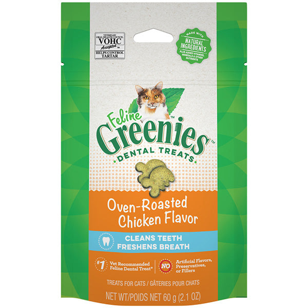 Greenies 貓用潔齒餅 雞味 (60g/2.1oz)