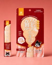 汪喵星球 貓用美味水解鮮主食泥 – 雞肉 12gx4