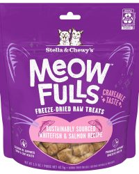 Stella & Chewy’s Meowfulls 喵呼! 貓凍乾小食 – 白魚+三文魚 1.5oz