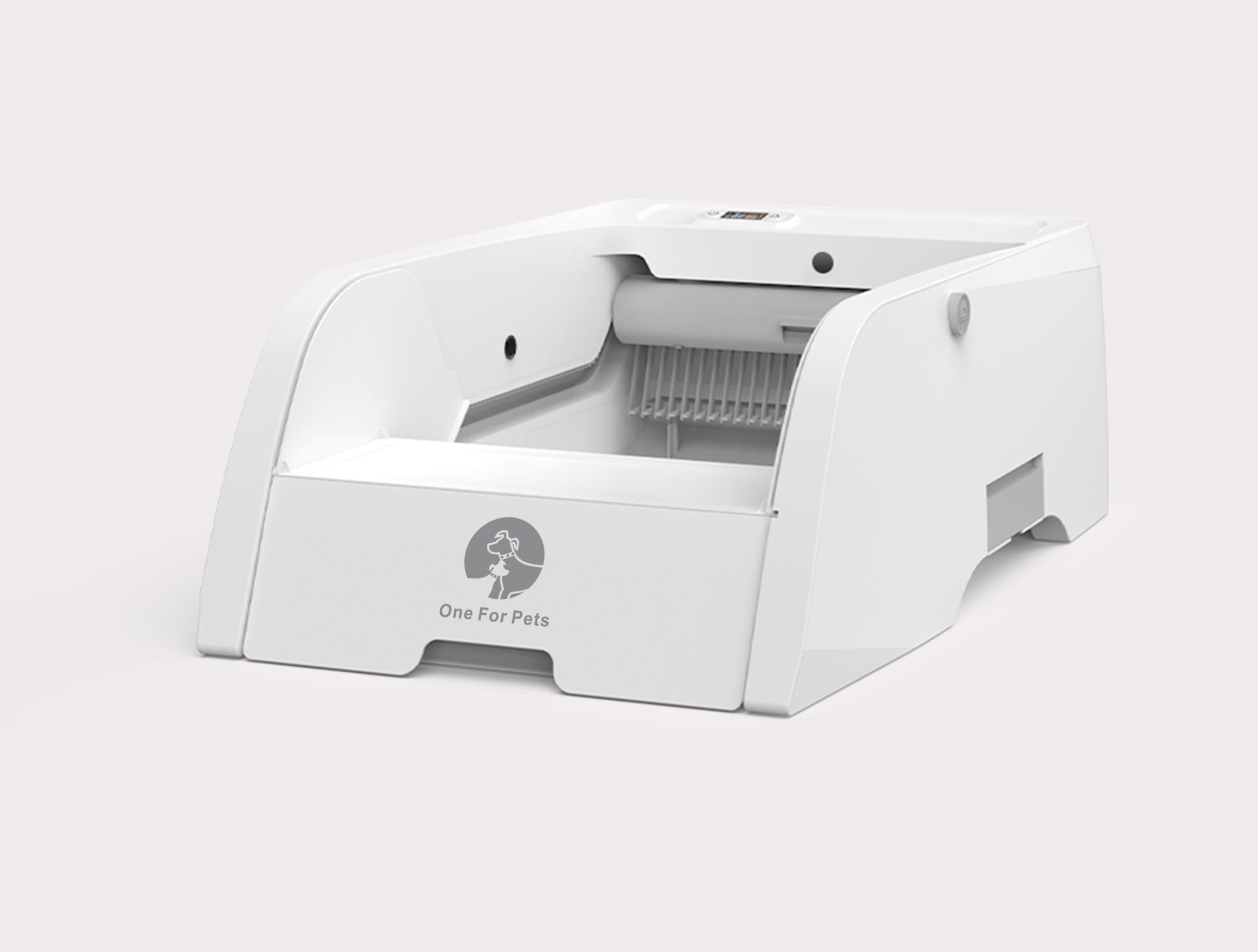 One For Pets - Open Type Auto Cat Litter Box (HIP-C201W) 全開放式自動貓砂機