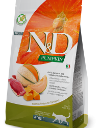 Farmina N&D Pumpkin Natural Grain-Free Cat Food – Duck Cantaloupe (for adult cats) 1.5kg