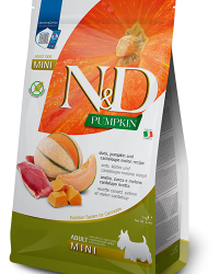 Farmina N&D Pumpkin Natural Grain-Free Dog Food – Duck Cantaloupe MINI (small kibble) 2kg