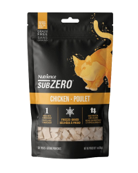 Nutrience SUBZERO 無穀物單一蛋白配方 凍乾脫水貓用小食 – 鮮雞肉 30g