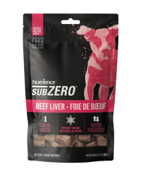 Nutrience SUBZERO 無穀物單一蛋白 凍乾脫水鮮牛肝小食 90g