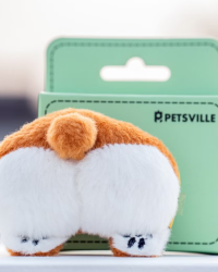 Petsville 震動屁屁薄荷貓玩具 – 柯基造型
