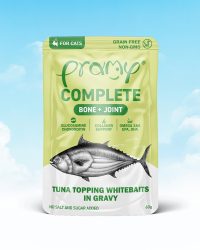 Pramy 功能主食餐包 肉汁系列 – 高級白肉吞拿魚+銀魚 強骨健骼 60g