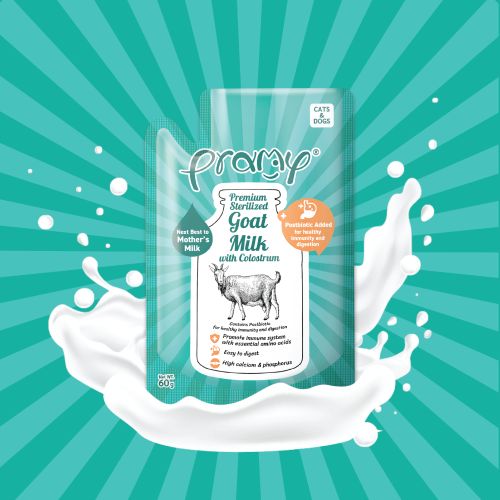Pramy 滅菌山羊奶 - 初乳+後生元+牛磺酸 (貓狗用) 60g