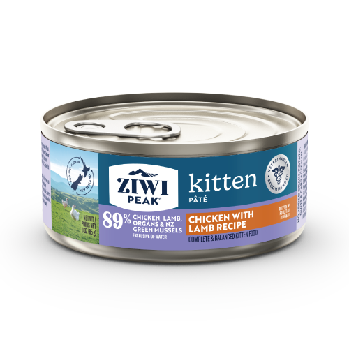 (Full Case of 24 Offer) Ziwi Peak Wet Chicken With Lamb Recipe For Kittens 85g