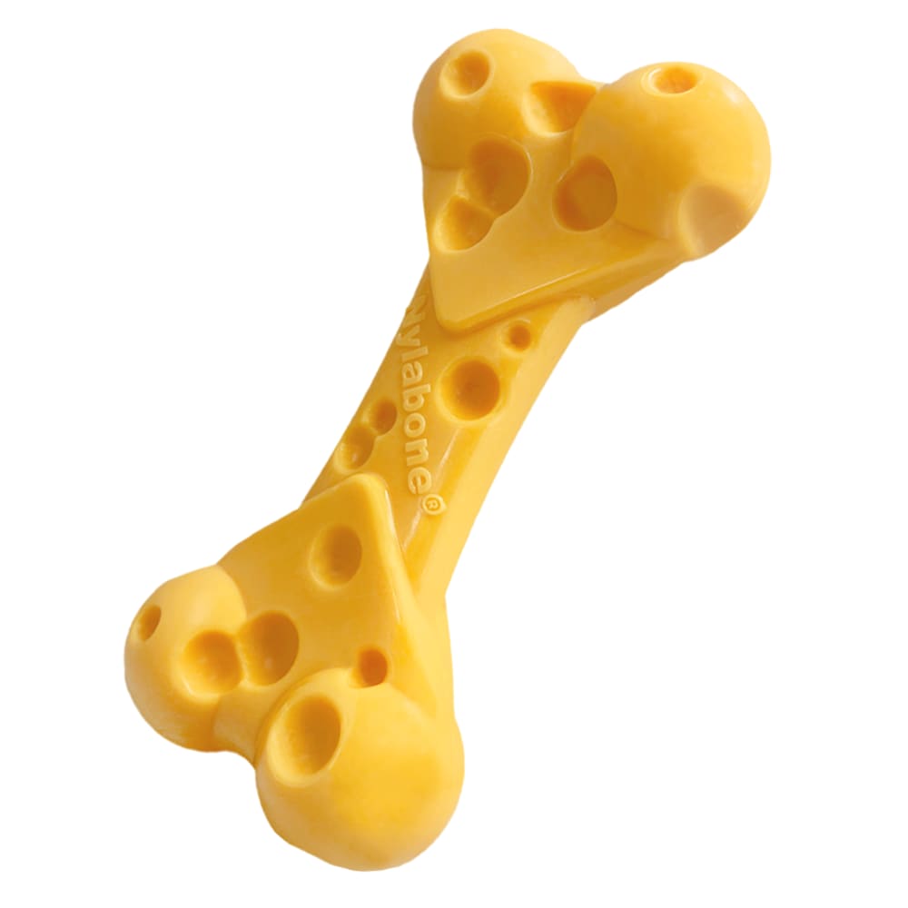NYLABONE Power Chew 芝士味狗骨玩具 (中-35lbs以下)