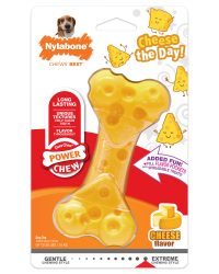 NYLABONE Power Chew 芝士味狗骨玩具 (中-35lbs以下)