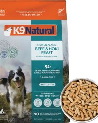 [香港正品行貨](買1包)K9 Natural – Hoki and Beef Feast 紐西蘭脫水鮮肉狗糧 – 牛肉藍尖尾鱈魚盛宴