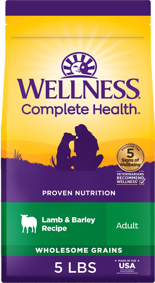 Wellness Complete Health Lamb & Barley Adult Dog Food