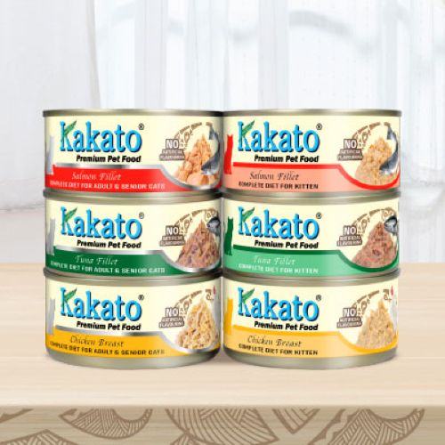 Kakato 卡格 Complete Diet Tinned food 全營養貓主食罐 70g