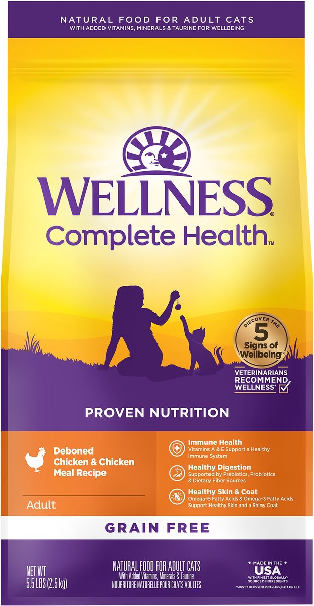 Wellness Complete Health Grain-Free Chicken Cat Food